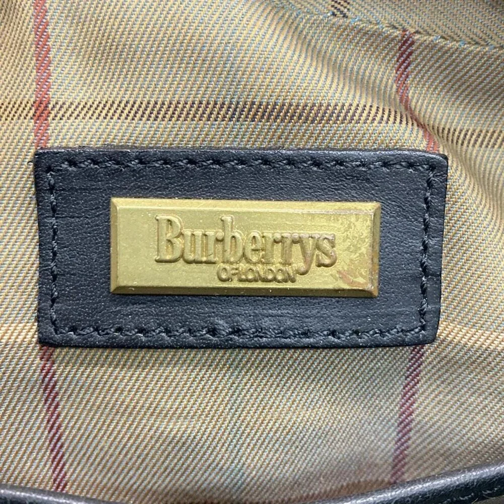Burberry's - Black Leather Mens Clutch Bag - Picture 8 of 8